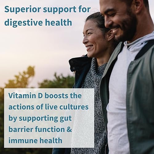 Miniatura 7 de Vitamina D3 diaria + cultivos vivos+ paquete de probióticos Lab4, 365 tabletas de vitamina D3 de 2000iu + 25 mil millones de UFC Lactobacillus