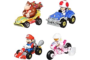 Hot Wheels Super Mario Bros Mario Kart Rainbow Road Track Set