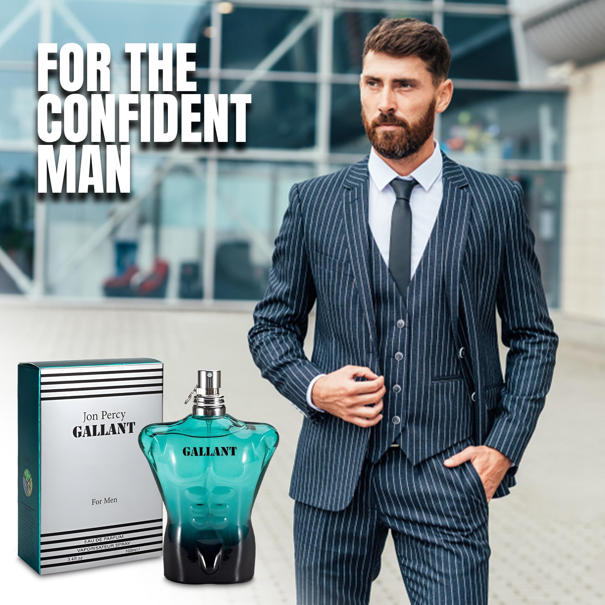 Amazon.com : Gallant Men Cologne Fresh Scent Eau De Toilette Spray