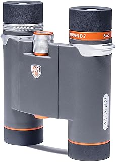 Maven B.7 25mm ED Binocular (10X25, Grey/Orange)