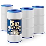Upgraded 5oz CCP240 Pool Filter Cartridges, Compatible with Pentair Clean & Clear Plus 240 (#160310), Replaces OEM 178569, R173572, Pleatco PCC60, 4-Pack, 240 Sq.Ft Total, Premium Media