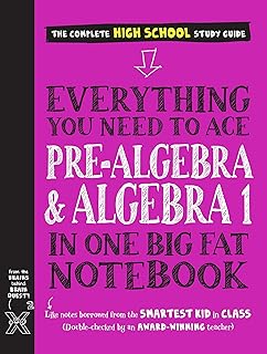 Everything You Need to Ace Pre-Algebra and Algebra I in One Big Fat Notebook (Big Fat Notebooks)