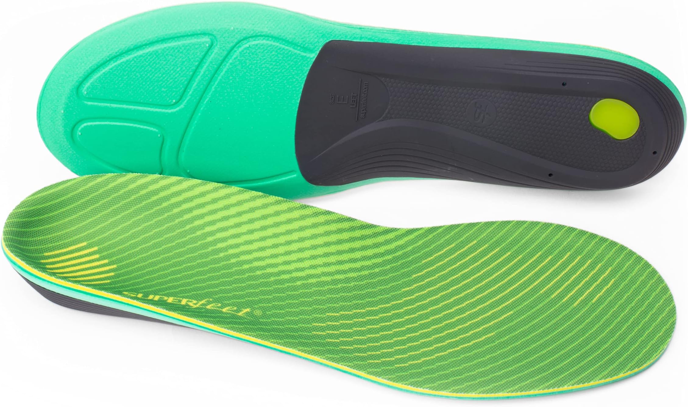 Superfeet Run Comfort Insoles Carbon Fiber Running Shoes Orthotic Inserts for Support and Cushioning