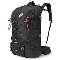 Terra Peak® Zaino da Trekking 40 litri uomo donna nero FLEX 40 GRANDE