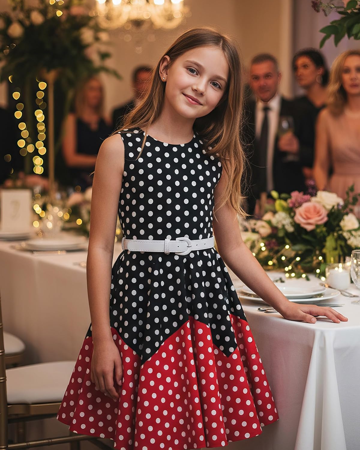 BlackButterfly Kids 'Audrey' Vintage 50's Girls Dress - Image 6