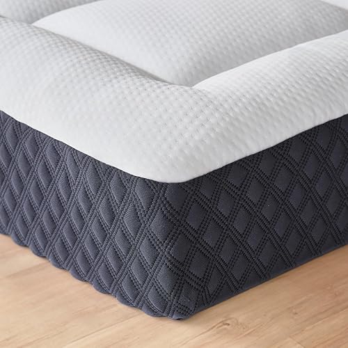 Miniatura 7 de Colchón de espuma viscoelástica de gel de 8 pulgadas, tamaño King, colchón de felpa suave en una caja, soporte firme medio, certificado CertiPUR-US,