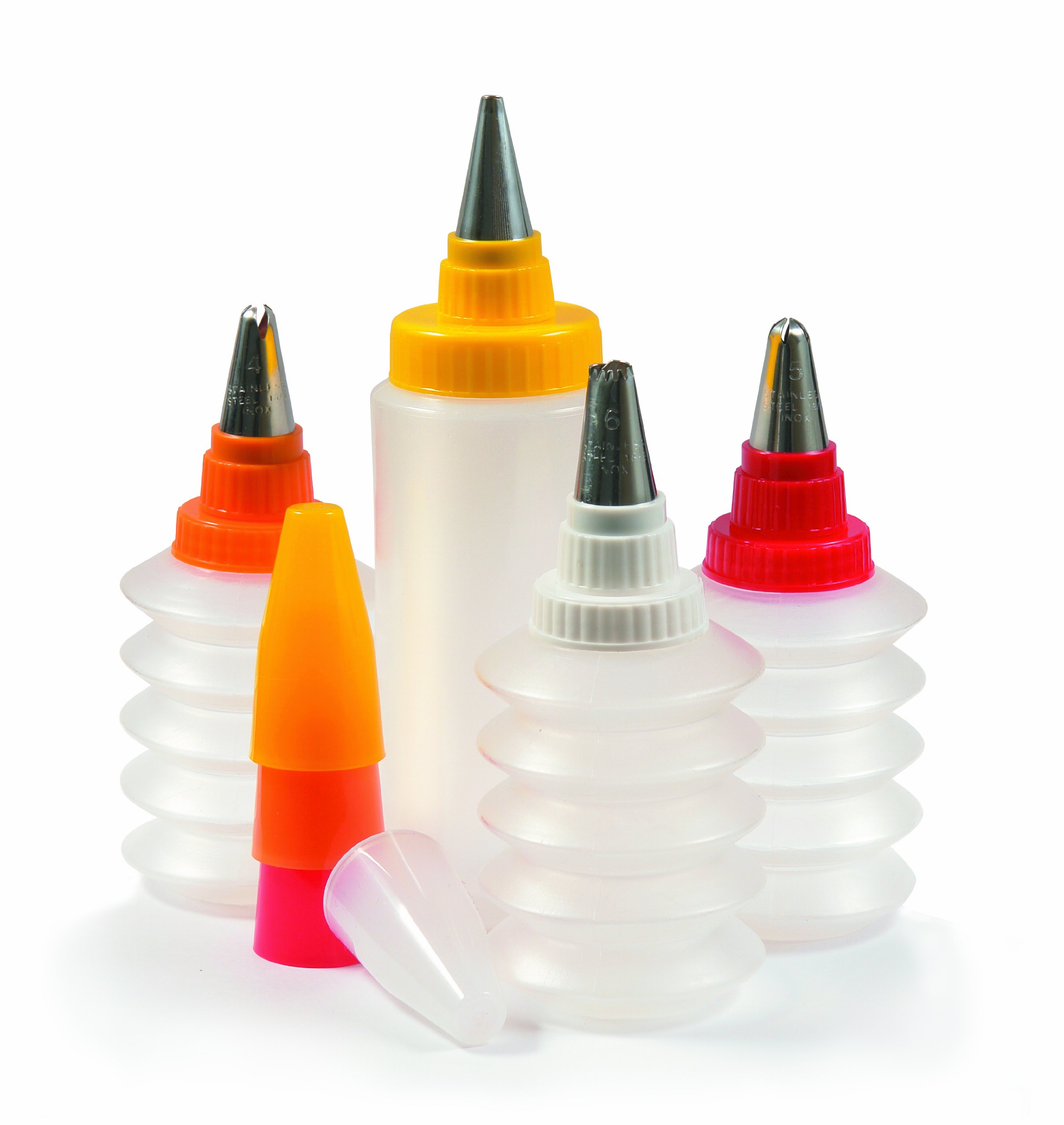 Ibili 3 Embouts Décoration 1 Flacon Souple