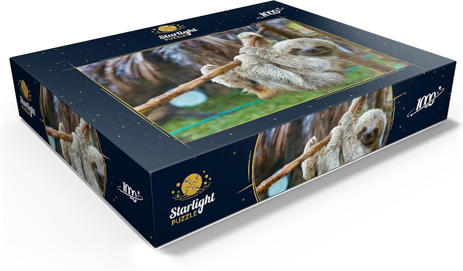 MyPuzzle Sloths At San Jose Rescue Center Costa Rica - Premium 1000 Piece Jigsaw Puzzle for Adults