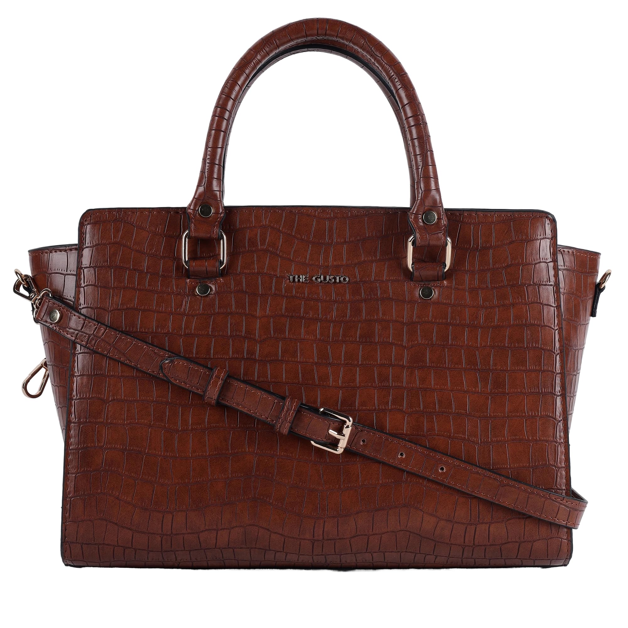 The Gusto Elora - Premium Satchel Hand Bag for Women | Cross-Body Sling Bag for Women with Detachable & Adjustable Sling Strap (B0DJ79D491) Amazon Price History, Amazon Price Tracker