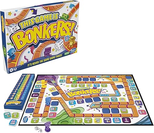 Miniatura 3 de Hasbro Gaming Este juego es un juego de mesa Bonkers, nueva actualización del juego de mesa familiar clásico, juegos de mesa locos y divertidos para