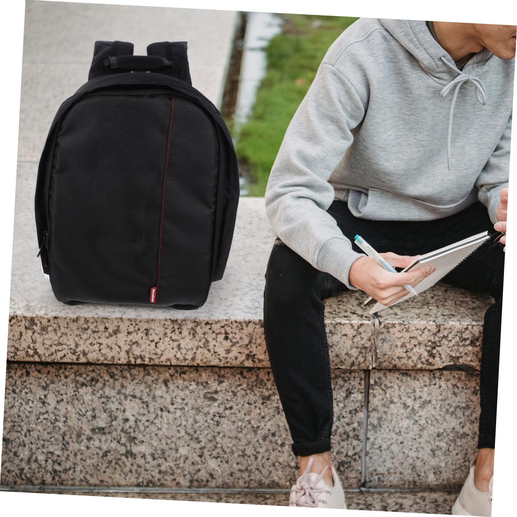DOITOOL Borsa fotografica Macchina fotografica sling bag borsa macchina fotografica Telecamera zaino borsa reflex impermeabile Borsa per fotocamera reflex borsa per lenti Mancare rosso