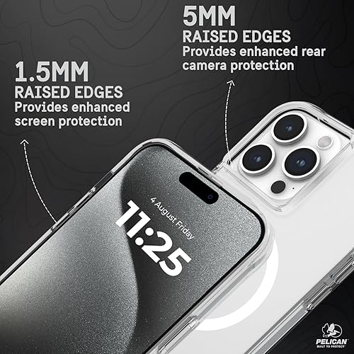Miniatura 6 de Pelican Protector Series - Funda para iPhone 14 Pro Max de 6.7 pulgadas compatible con MagSafe Funda magnética para teléfono con tecnología