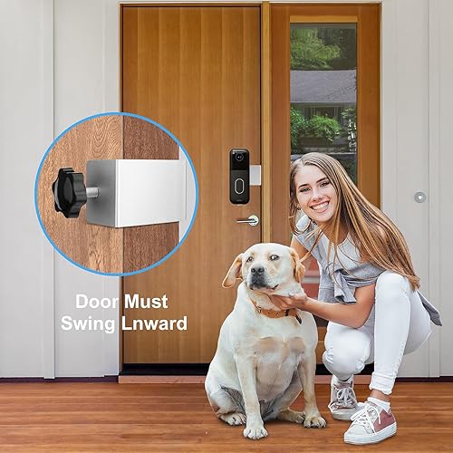 Miniatura 4 de Soporte de timbre Blink para timbre, soporte de montaje adhesivo para timbre de video Blink, soporte de puerta sin perforaciones, accesorios para el