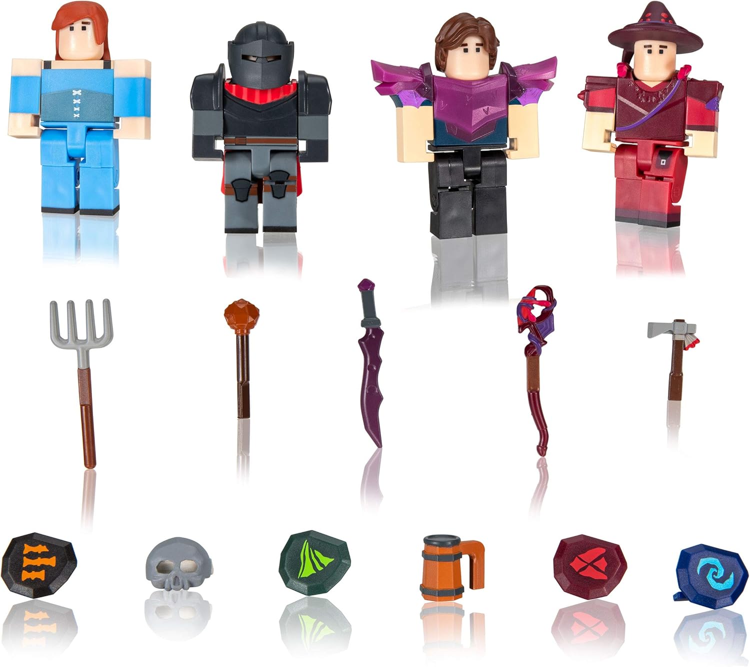 Roblox Celebrity Collection - Vesteria: Dark Forest Four Figure Pack [Includes Exclusive Virtual Item]