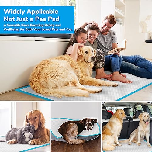 Miniatura 2 de JOINPADS Almohadilla para orina de perro, almohadillas para entrenamiento de cachorros para mascotas, almohadillas extragrandes, desechables,