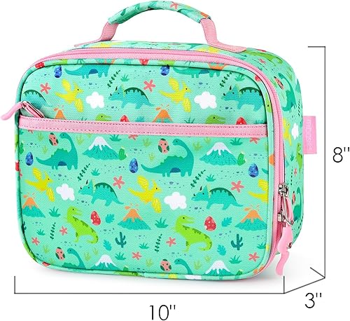 Miniatura 47 de mibasies Lonchera infantil para niñas pequeñas, bolsa de almuerzo aislada y reutilizable para la escuela, fresas surtidas, color rosa Surtido
