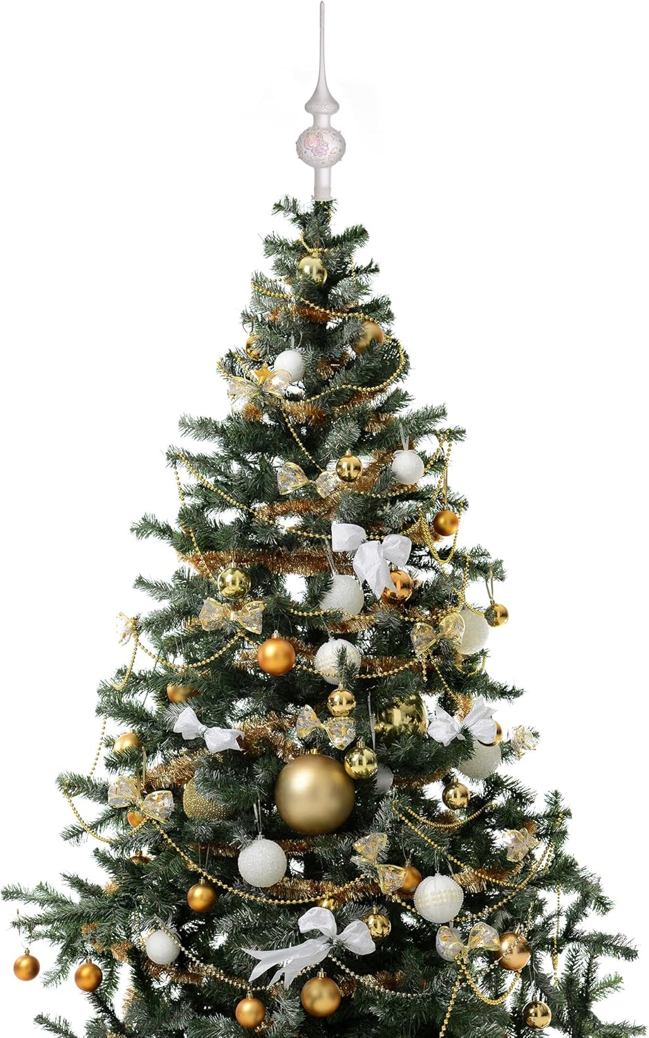 Semi Transparent Glass Christmas Tree Topper