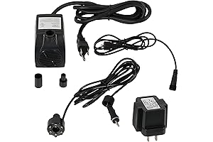 Seasunstar Submersible Fountain Pump: 200 GPH Pump for Outdoor Fountains, Aquariums, and Bird Baths