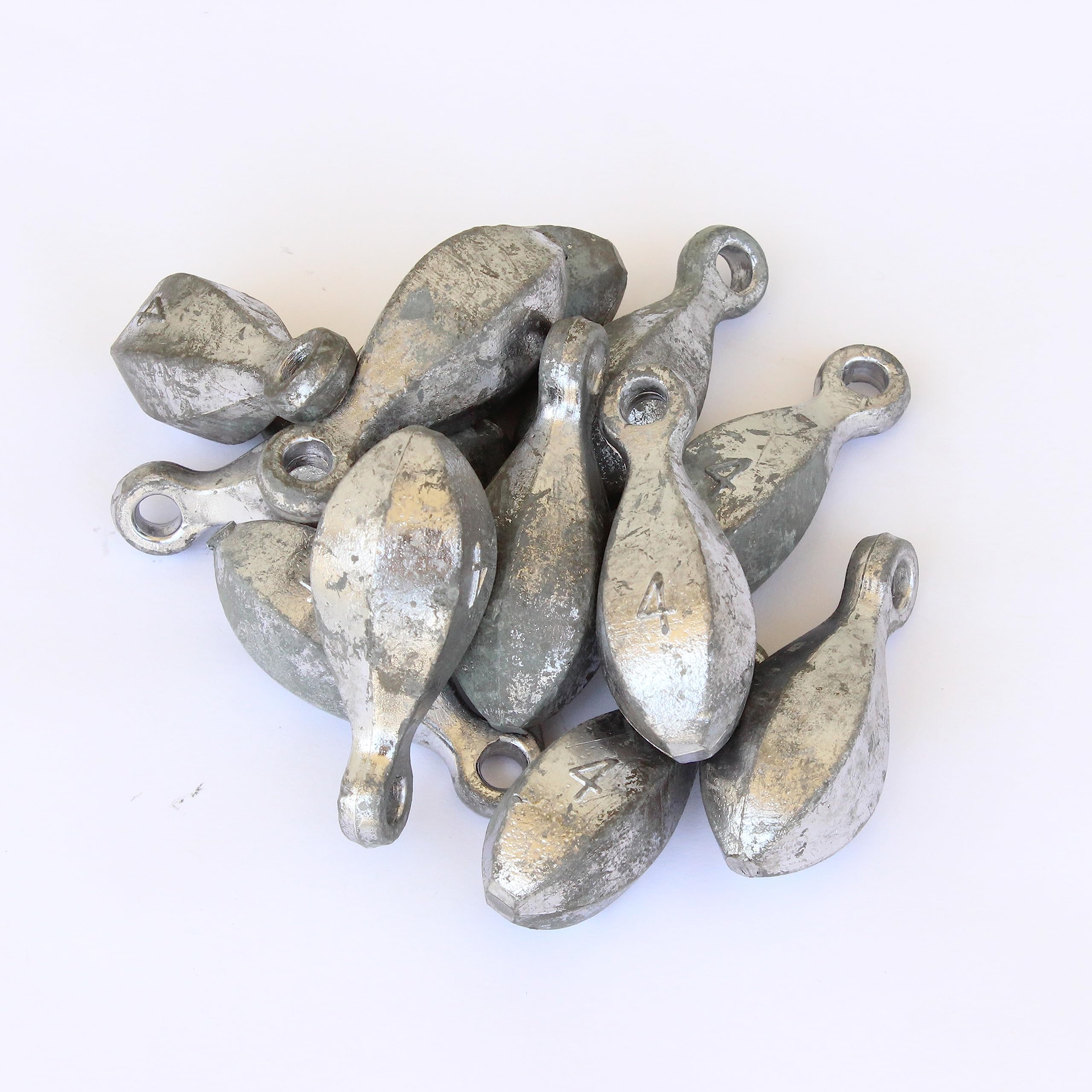 4oz Bank Sinker Bullet Weights - 12 Pack