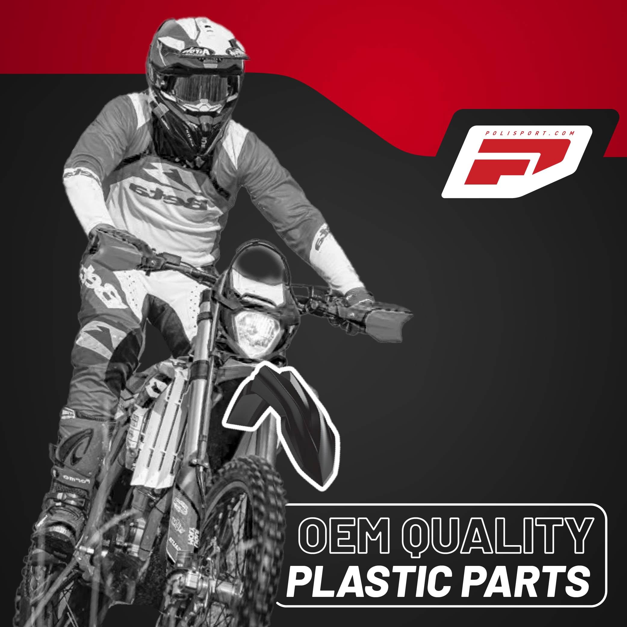POLISPORT 91596 - Komplettes Plastik Kit für Beta RR X-Pro 2025 mit perfekter Passform, OEM-Qualität und hoher Widerstandsfähigkeit für anspruchsvolles Offroad-Fahren, Schwarz