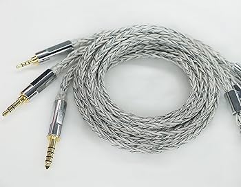 Amazon | 【JSHiFi-Zeus】2pin4.4mmリケーブル8芯 単結晶銅銀メッキ