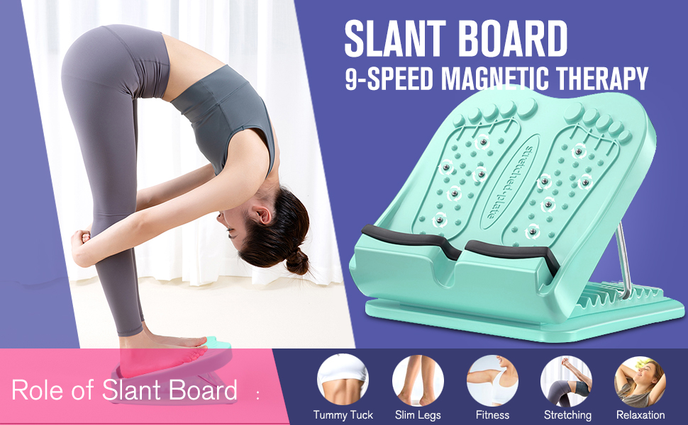 Tavola Di Stretching Regolabile 9 Livelli - Per Fascite Plantare, Polpacci E Riabilitazione - Foto 12