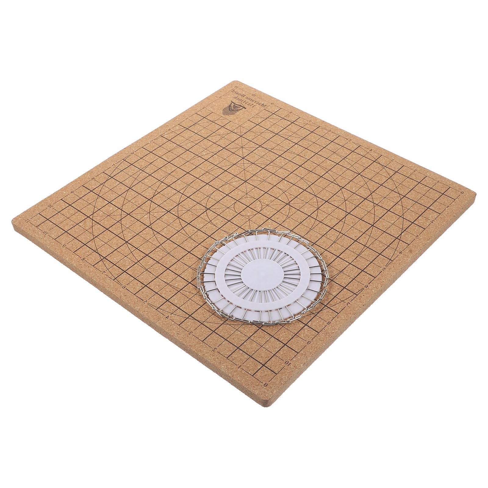 Tablero de macramé con alfileres de acero inoxidable para nudos perfectos
