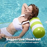 Vista 4 de SLOOSH Hammock Pool Floats Adults, 4-in-1 Multi-Purpose Inflatable Pool Floaties PVC Water Hammock Lounge Floaties