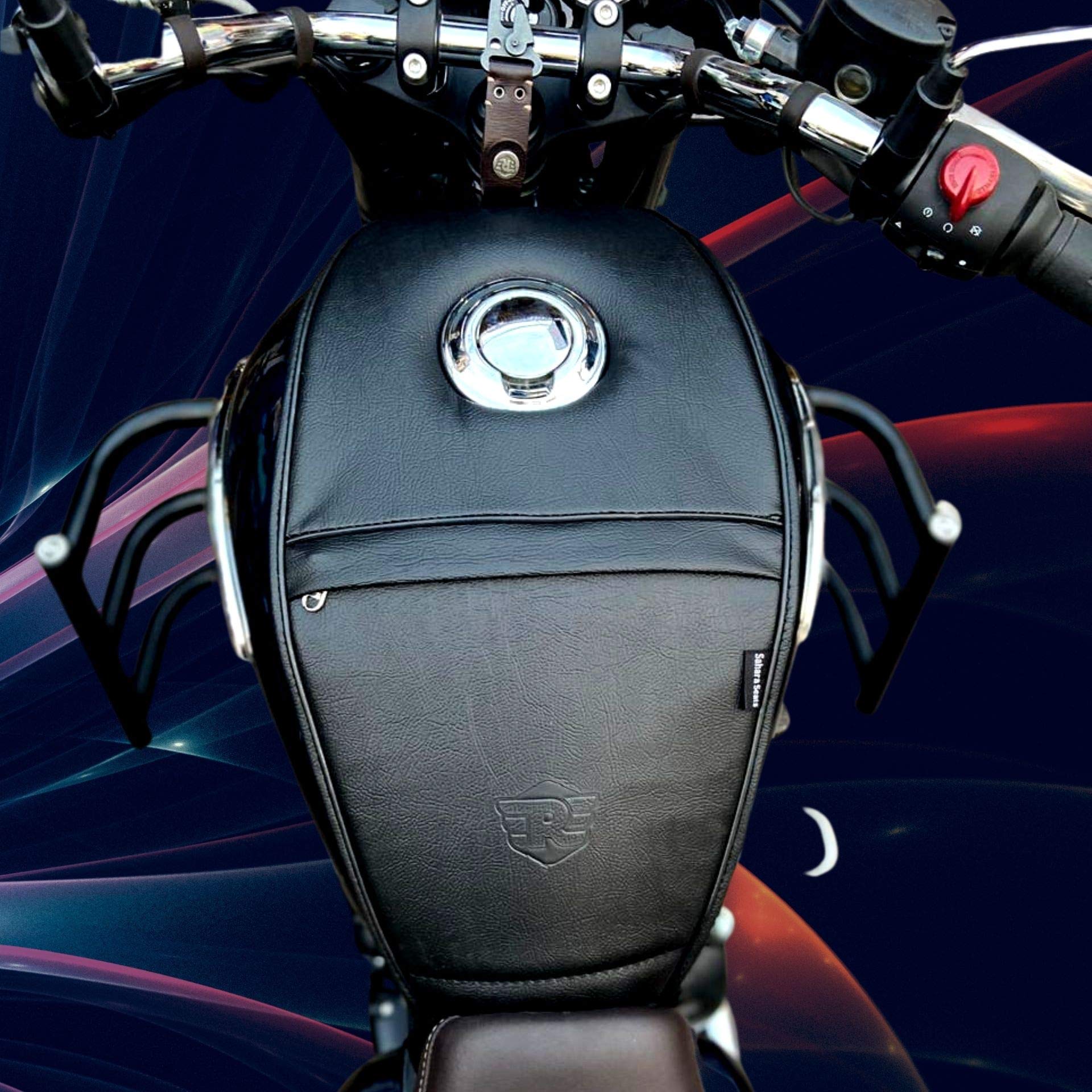 royal enfield meteor 350 tank cover