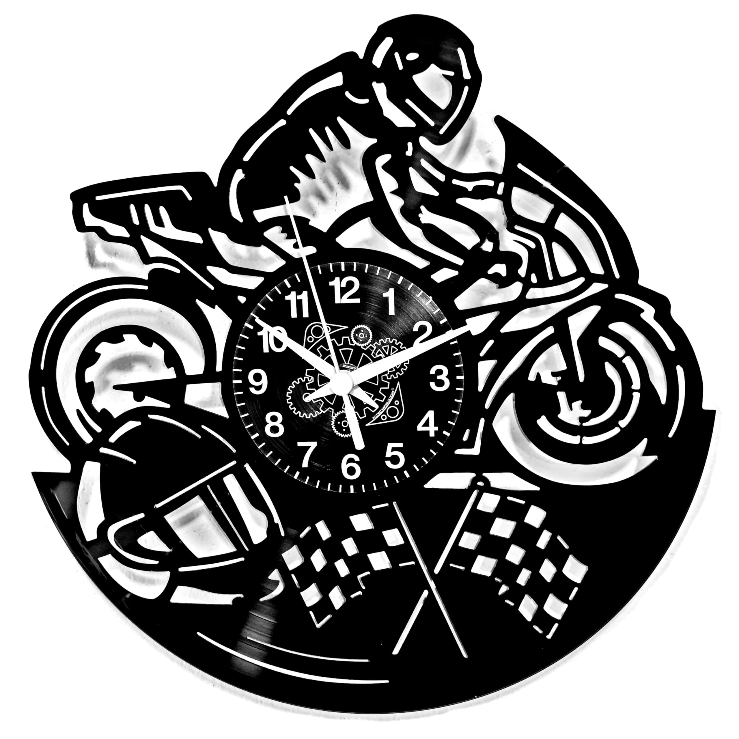 Horloge murale moto idée cadeau originale pour passionné de vitesse