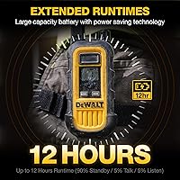 Vista 5 de DEWALT DXFRS Walkie Talkie 2 Way Radio, 1 Watt