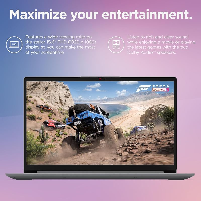 Lenovo 2026 Laptop Computers for Student, 15.6" FHD, Intel N4000 Processor, Copilot AI, 8GB DDR4 RAM, 256GB PCIe SSD, WiFi6, Type-C, Webcam, Numeric Keypad, Long Battery, Portable Design, Cloud Grey image 4