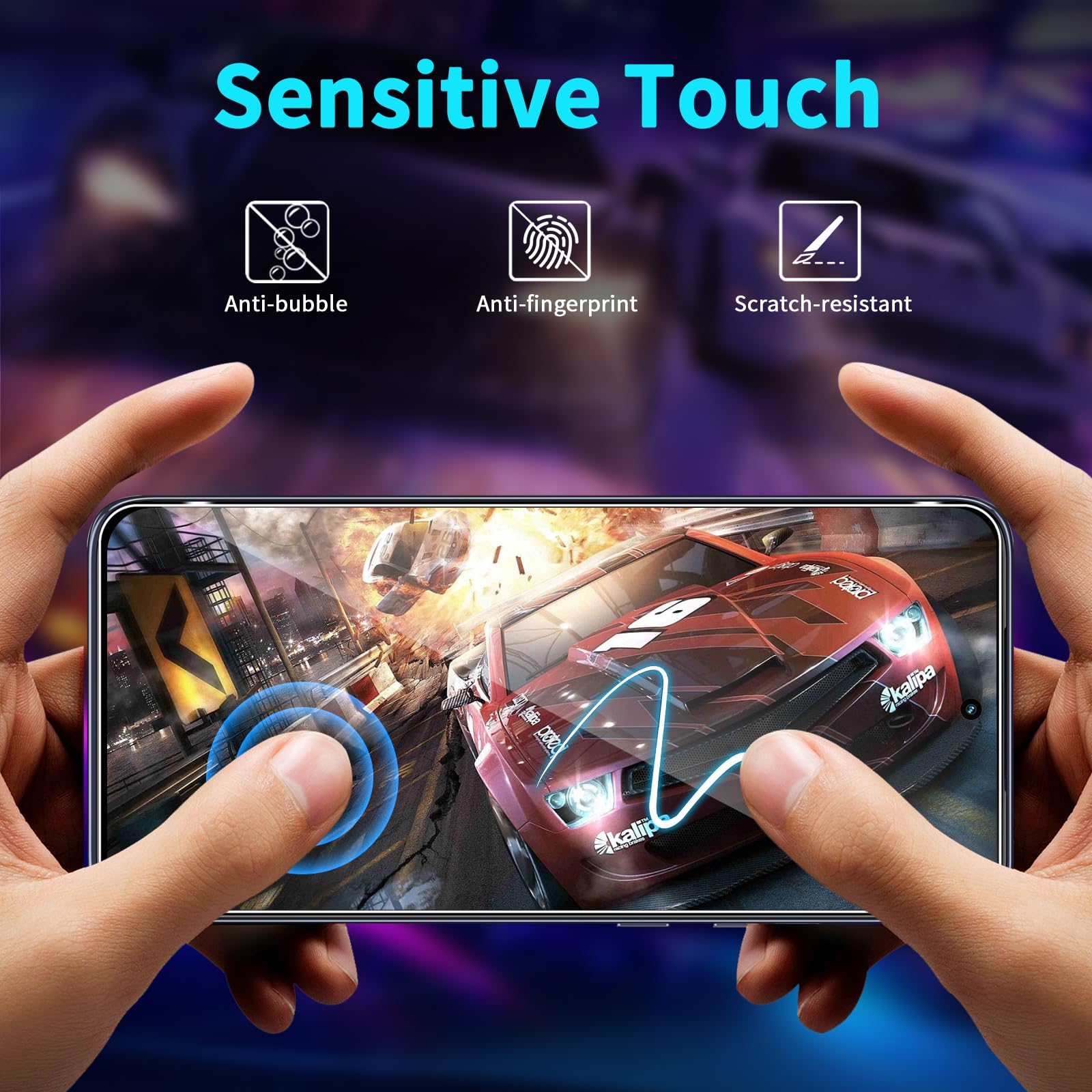 6 Pezzi Proteggi Schermo per Motorola Edge 50 Neo Pellicola Protezione