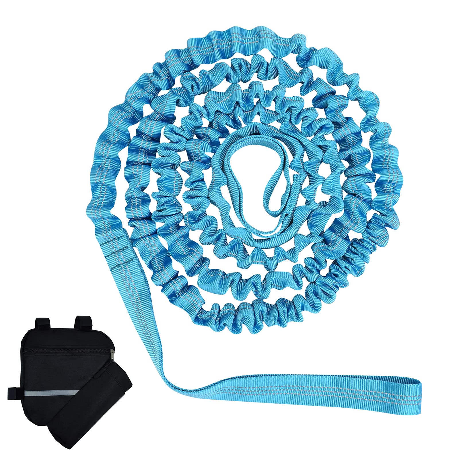 DoThisAllDay Bike Tow Rope for Kids,MTB Stretch Bungee for Long Ride Going Uphill,Compatible with Any Bicycle