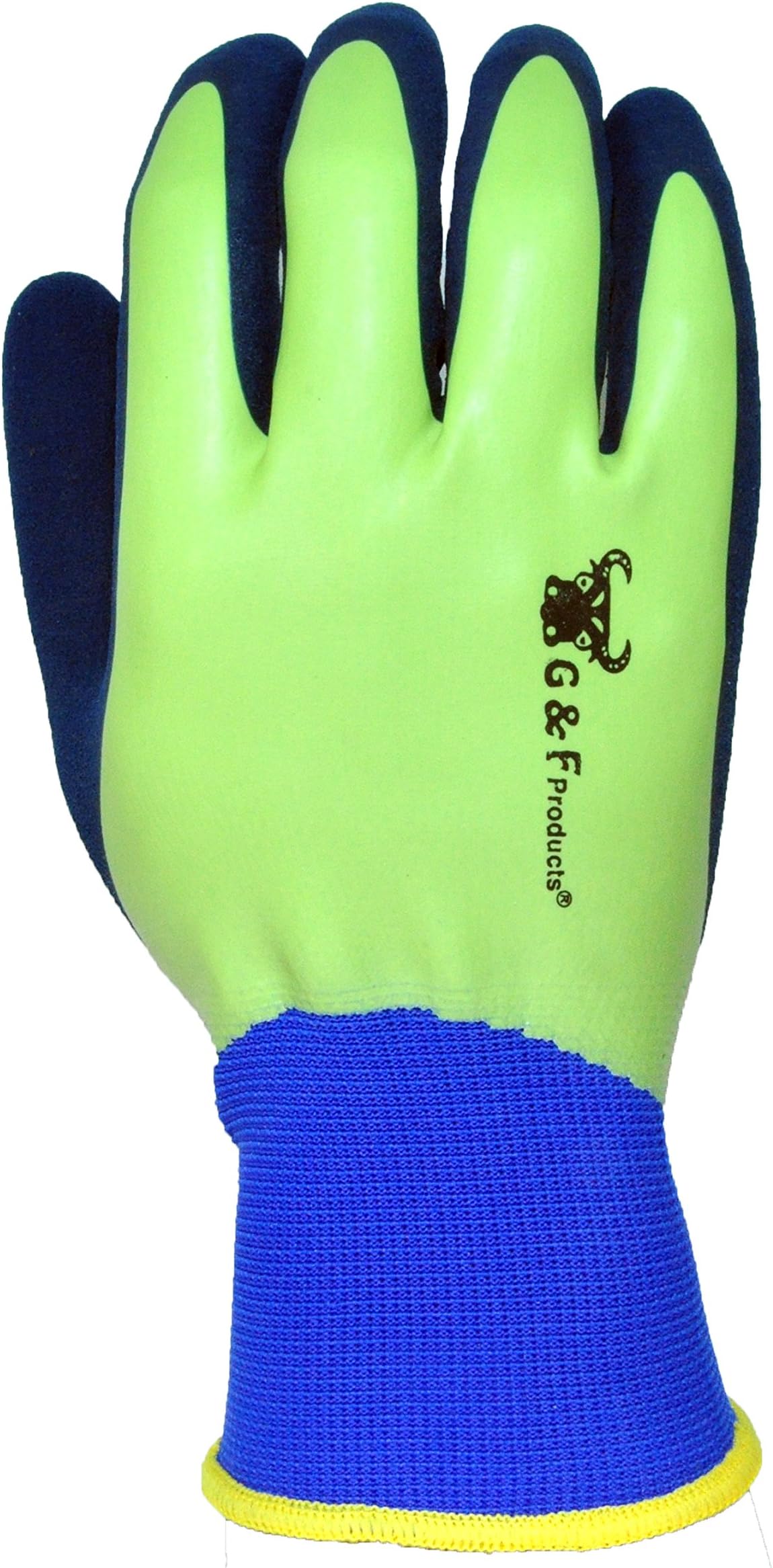 G & F Products Men's EndurancePro Aqua Gardening Gloves with Double Microfoam Latex, Men's Medium