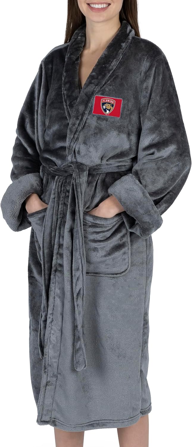 Northwest NHL Transfer Patch Silk Touch Robe, Small/Medium, Large/X-Large