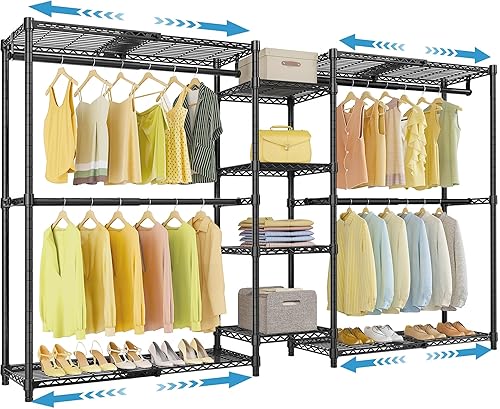 VIPEK X3 Expandable Heavy Duty Clothes Rack Adjustable from 5'2"