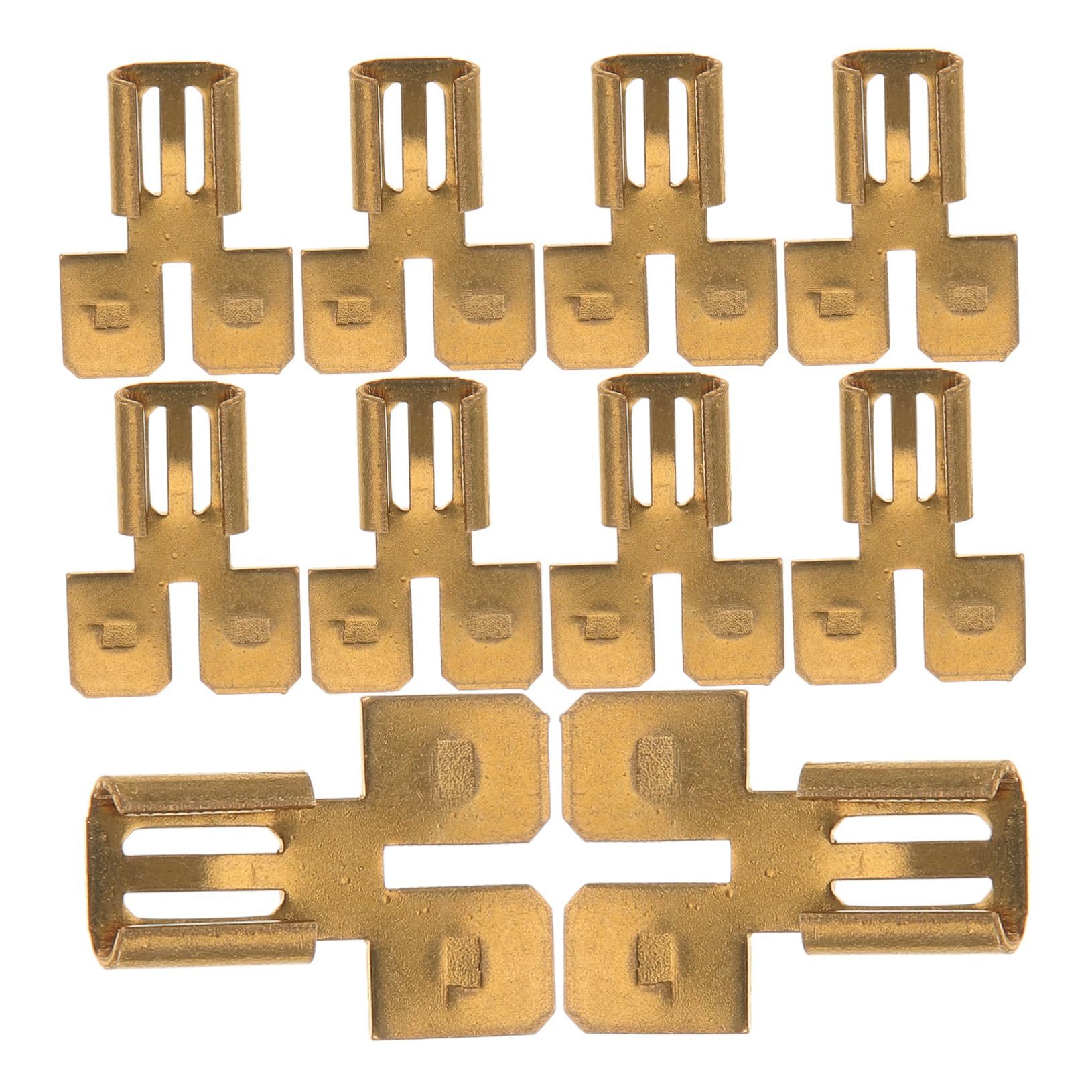 MUSISALY 8pcs Two-Way Wire Terminal Automotive Electrical Connectors Spade Wire Connectors Spade Connectors Spade Terminal Connectors Electrical Connectors Kit Connectors for Wiring