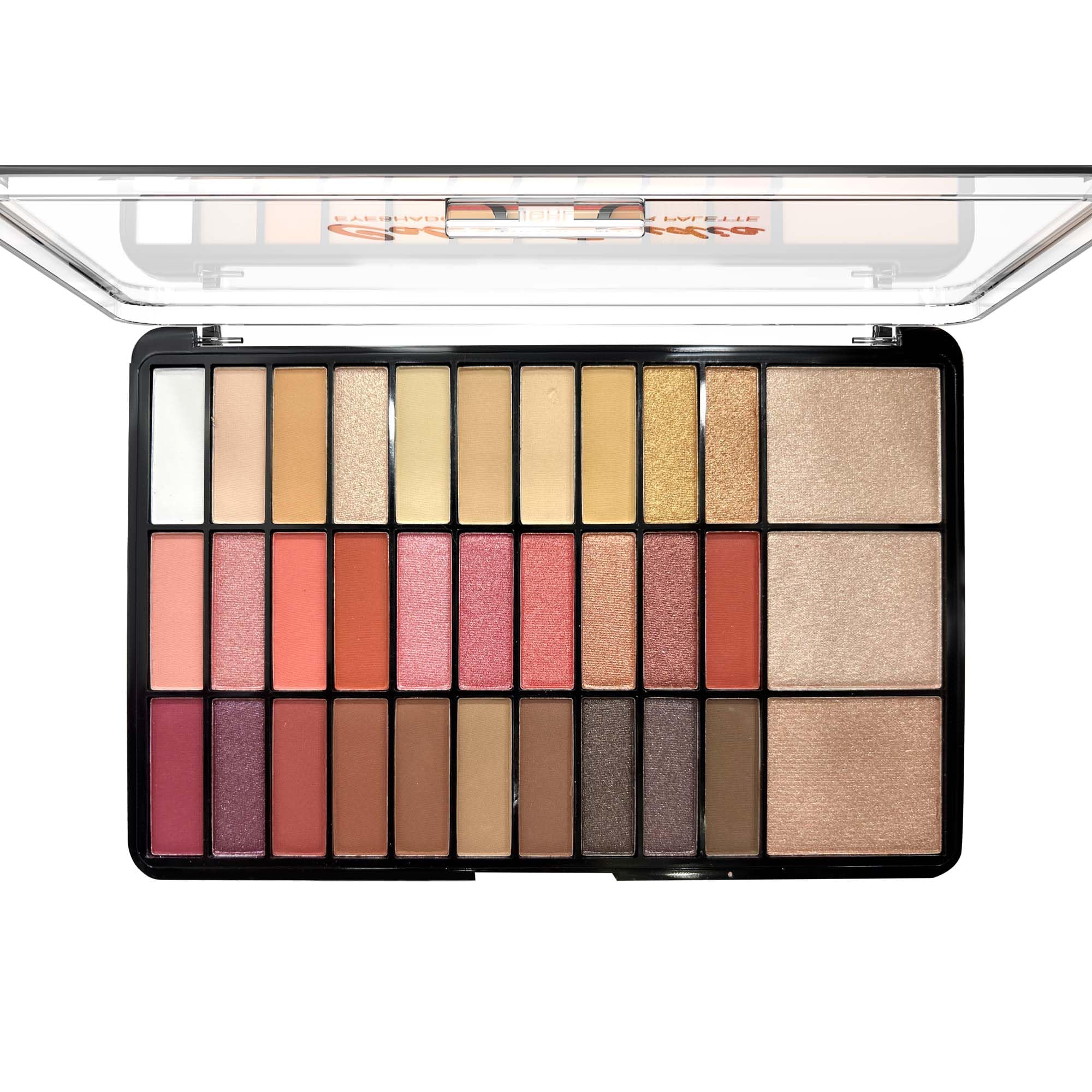 Shryoan Color Studio Eyeshadow & Highlighter Palette | 30 Colorful Shimmer Eyeshadow & 3 Highlighter | Highly Pigmented & Shimmery Matte Finish | 38 gm (Shade-01)-image-28