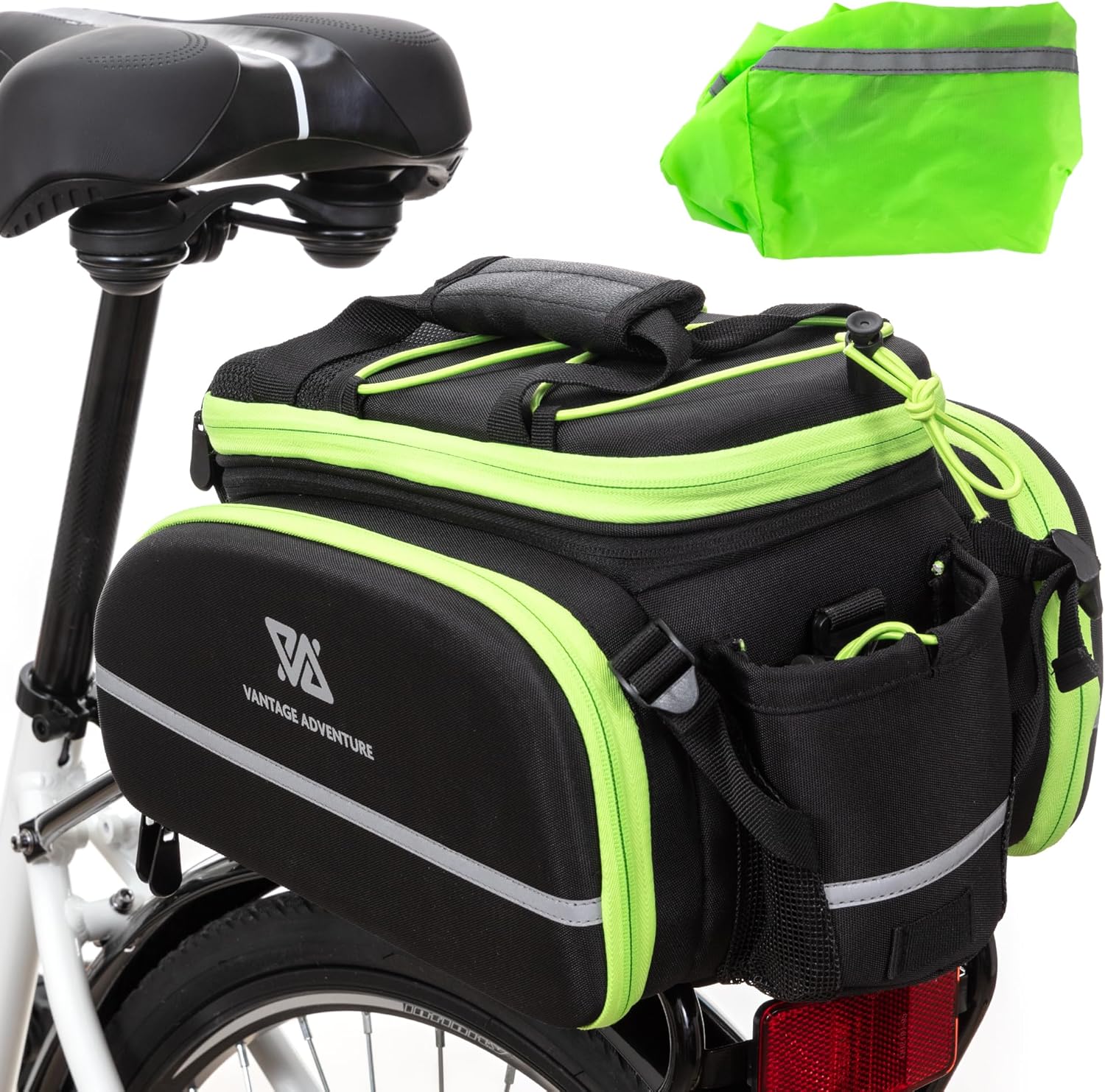 PTH Bike Rear Rack Bag Bike Bags for Adult Bikes, Bicycle