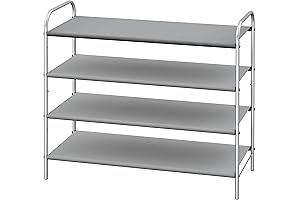 Simple Houseware 4 Tier Shoe Rack for Closet