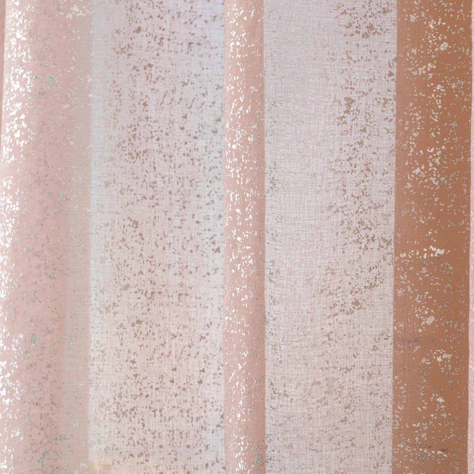 Tenda Arredo Confezionata Linea Oro Jane Rosa cm 140x280