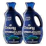Downy WrinkleGuard Liquid Fabric Softener and Conditioner, Fresh, 48 fl oz 48 Loads, Pack of 2