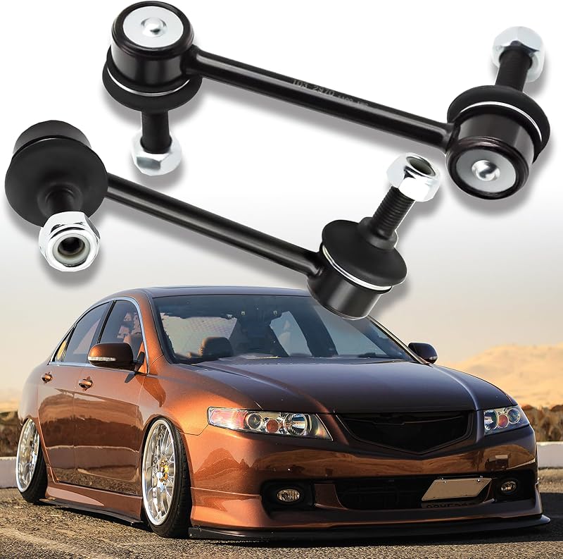 Kit de bieletas da barra estabilizadora traseira CarPulse K90342 K90343 para Honda Accord e Acura – 2 unidades