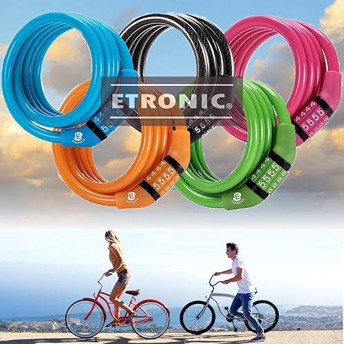 Miniatura 7 de Etronic Bloqueo de seguridad M4 Linga autoenrollable, 4 pies x 516 pulgadas