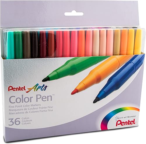 Plumón de color de punta fina de Pentel Arts Variados