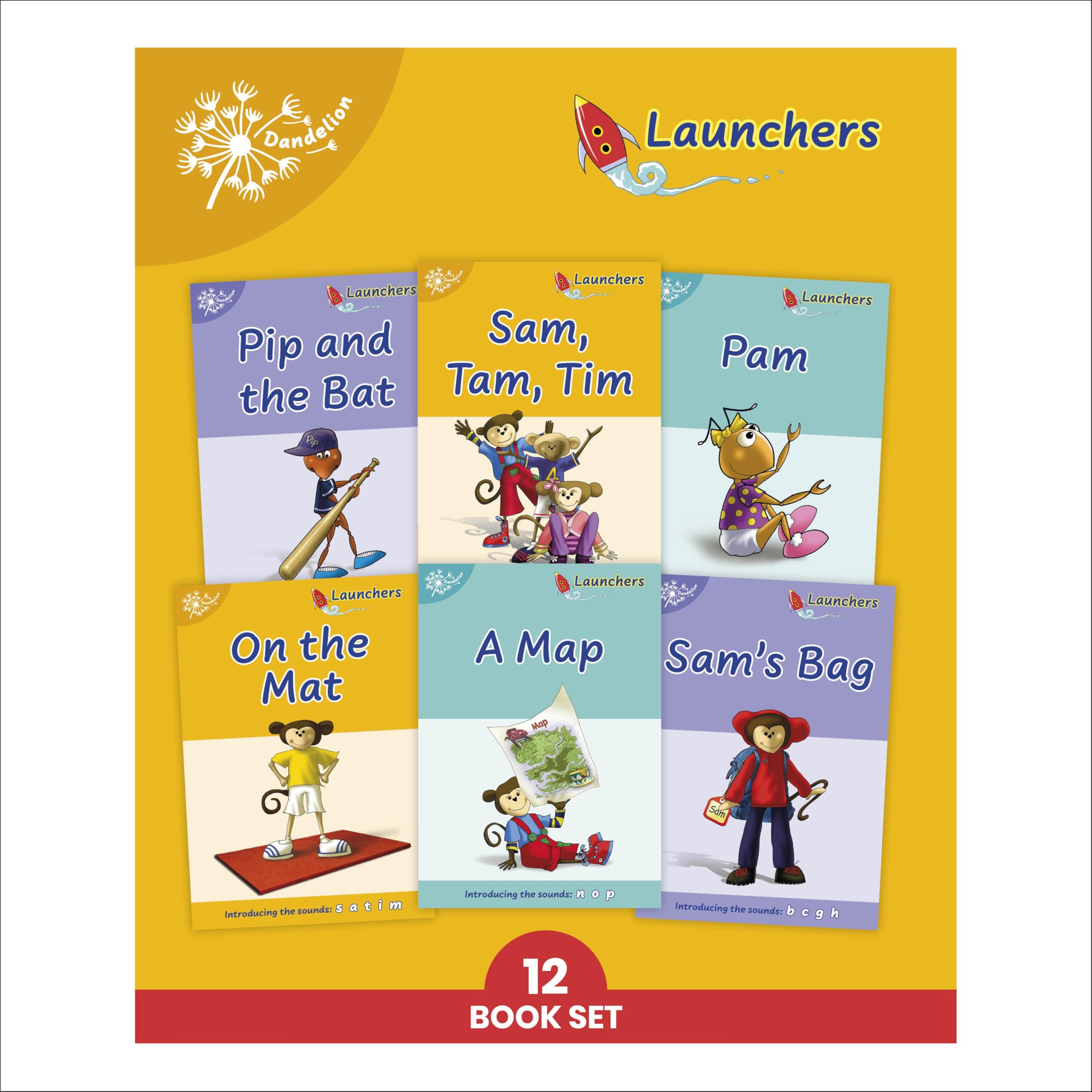 Phonic Books Dandelion Launchers Units 1-3: Sounds of the alphabet (Phonic Books Beginner Decodable Readers)