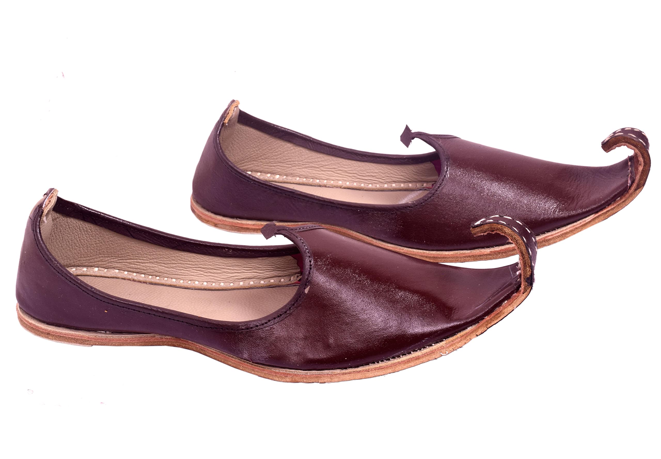 zig zag India Leather Jutti Mojari for Men Punjabi Orignal Leather Khussa Footwear Shoes