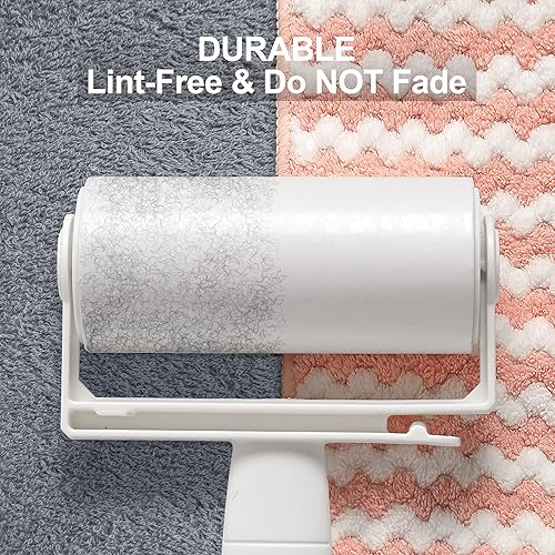 Vista 71 de JOYMOOP Paquete de 18 paños de limpieza de microfibra, toallas de cocina para lavar platos, paños absorbentes sin manchas sin pelusa para limpieza