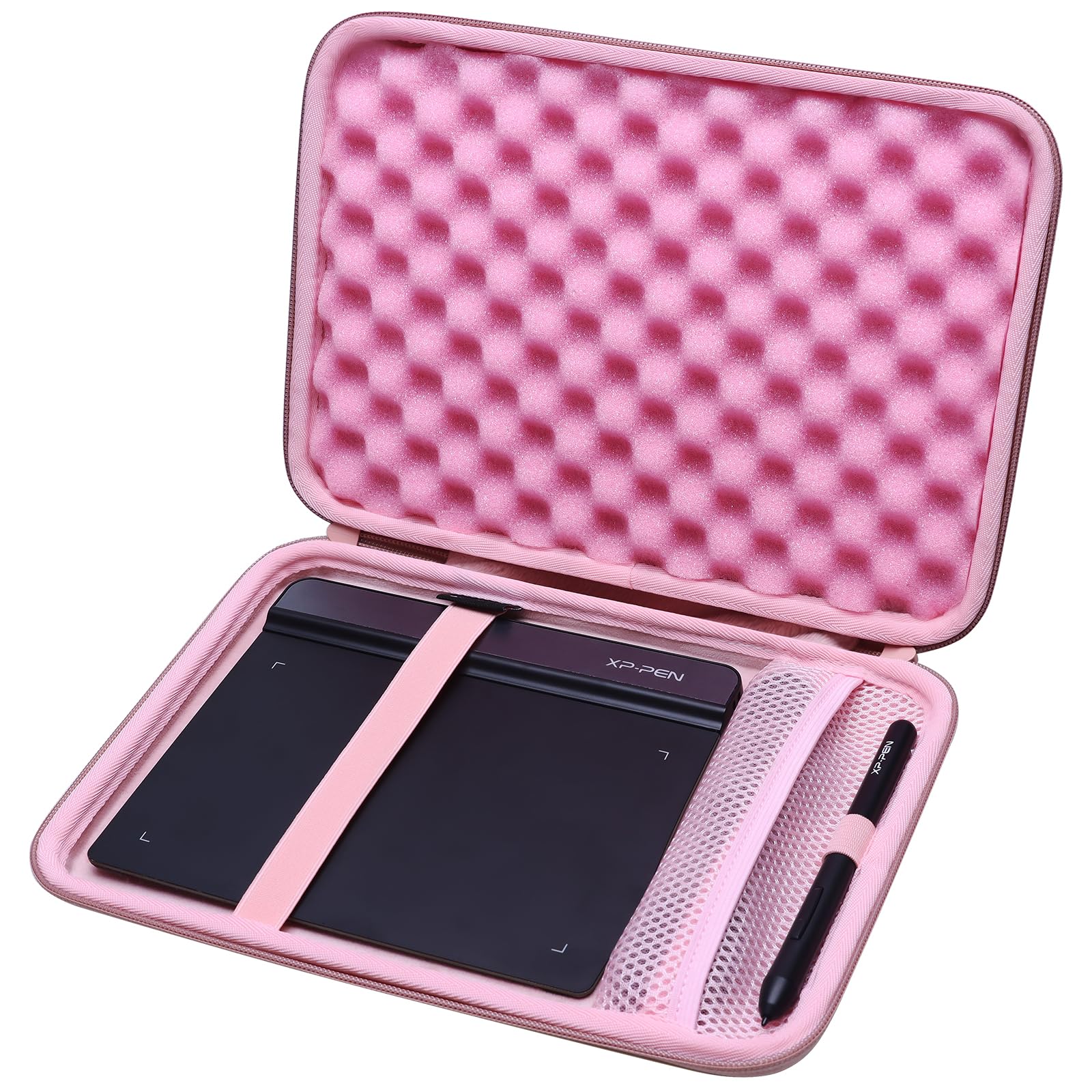 LTGEM Tablet Case for Wacom Intuos Small Graphics Drawing Tablet fits Model # CTL4100 or XPPen Graphics Tablet fits Model # StarG640 (Rose Gold)